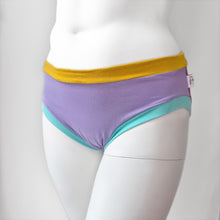 Pastel Colour Block Adult Pants | Women's Knickers | Organic Cotton Underwear