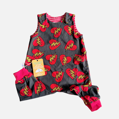 Heart Dungarees Dungarees 6-12