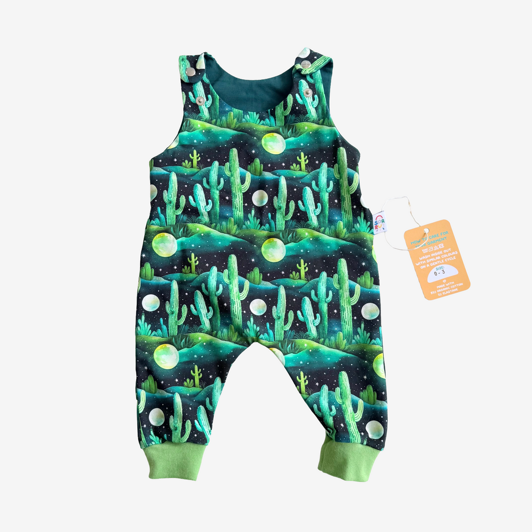 Cactus Dungarees 0-3