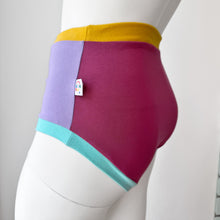 Pastel Colour Block High Waisted Adult Pants | Women's Knickers | Organic Cotton Underwear