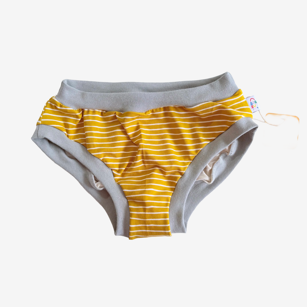 Yellow Stripe Knickers - Medium