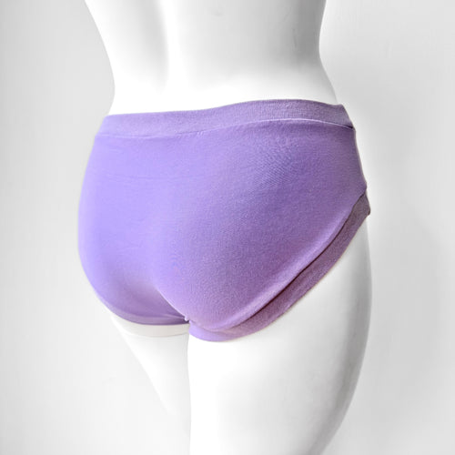 Plain Lilac Adult Pants | Women's Knickers | Organic Cotton Underwear