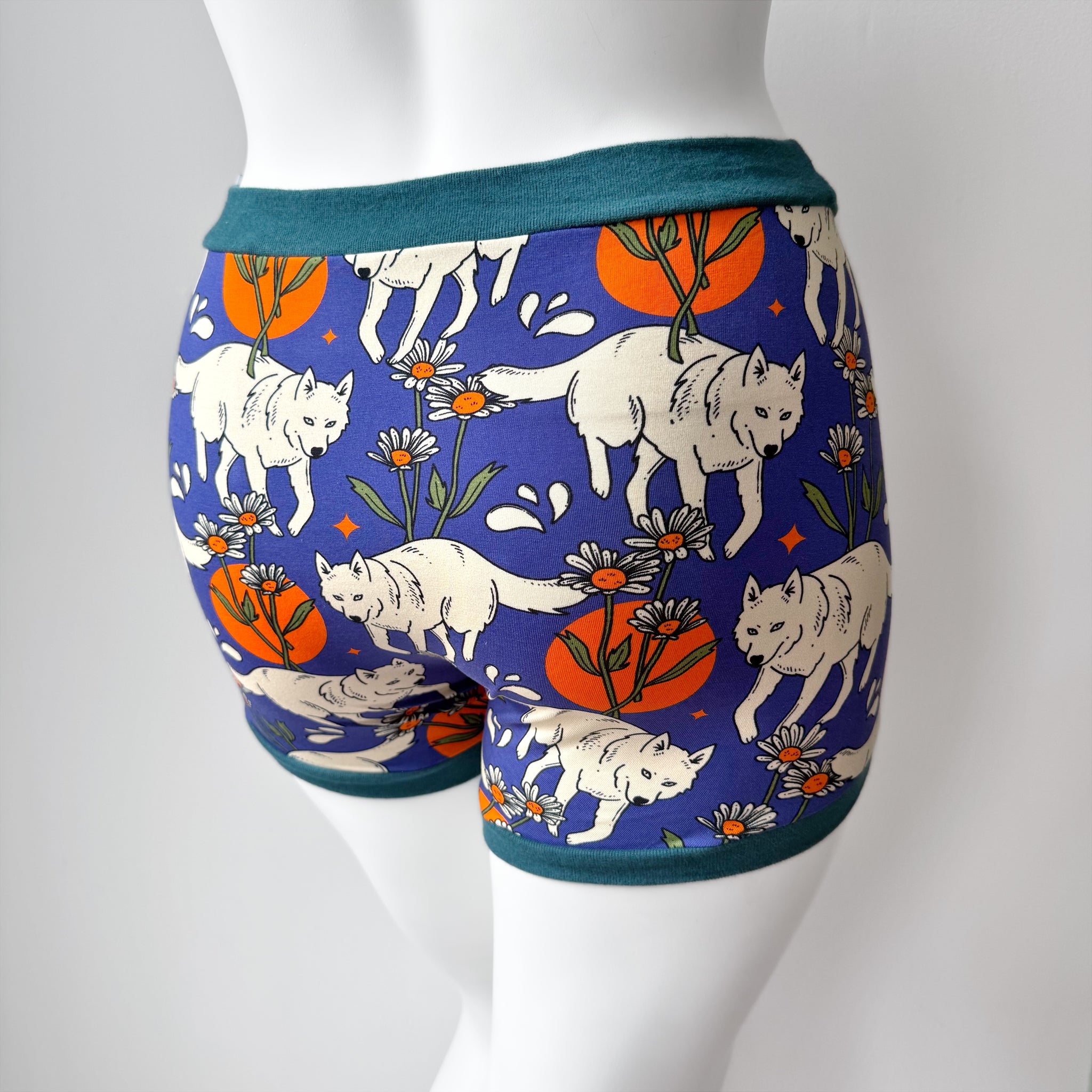 Wolf Unisex Boxers | Men’s Women’s Pants | Organic Cotton Underwear ...