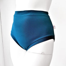 High Waisted Dark Teal Adult Pants | Women's Knickers | Organic Cotton Underwear