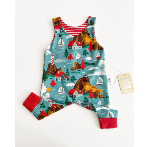 Sailboat Dungarees 3-6