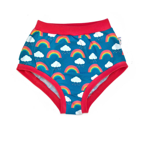 Rainbow High Waisted Knickers - Small