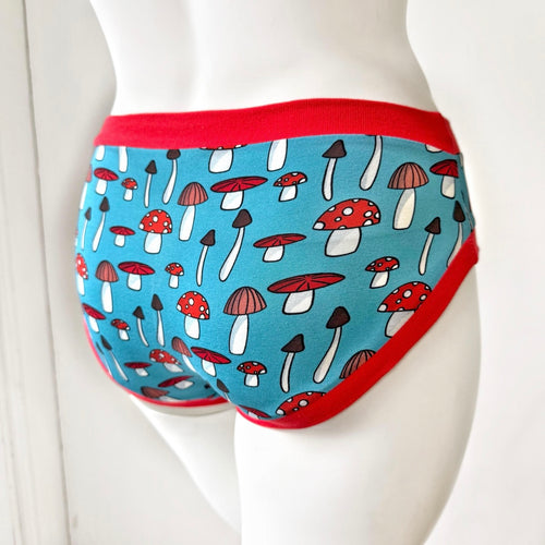 Toadstool Adult Pants | Women's Knickers | Organic Cotton Underwear