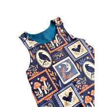 Halloween Organic Dungarees | Kids Unisex Romper | Baby Dungarees