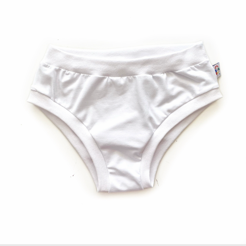 Plain White Adult Pants | Women's Knickers | Organic Cotton Underwear