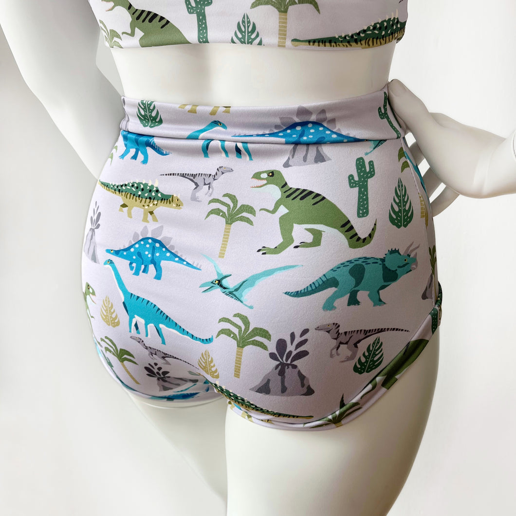 Dinosaur Bikini Bottoms | Recycled Ethical Swimwear