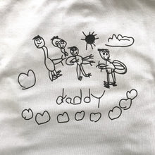personalised kids drawing t shirt