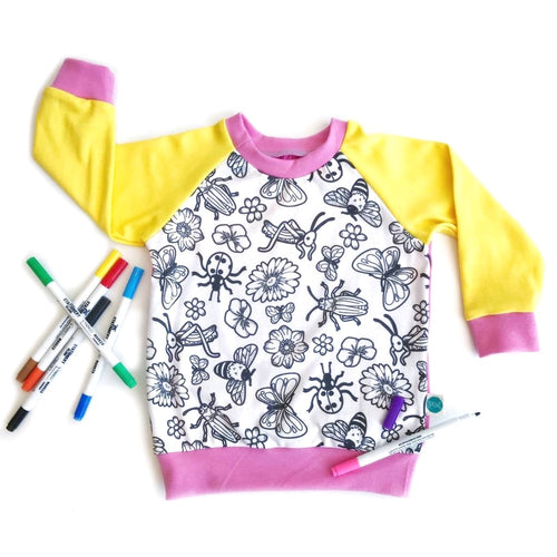 Colour-in Flower Top