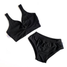 Plain Black Adult Pants | Women's Knickers | Organic Cotton Underwear