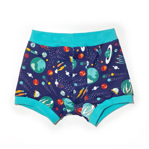 Space Unisex Boxers | Organic Cotton Underwear | Men's Women's Pants